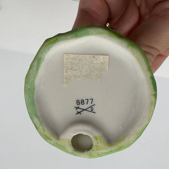 Vintage Ceramic Figurine Turtle W Lady Bug #8877 Collectable Decor Cottage - Picture 5 of 7